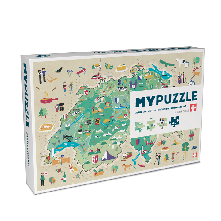 La Suisse en puzzles - Helvetiq