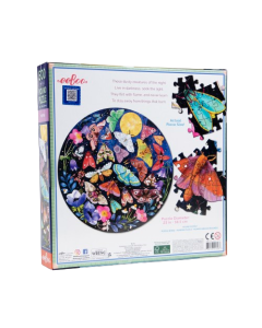 Puzzle Moths 500 pcs Round