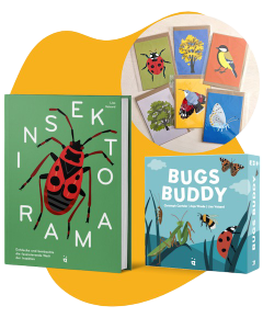 Pack Insektorama & Bugs Buddy / 6 Postkarten gratis