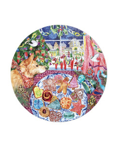 Puzzle Christmas Cookies (500p Round)