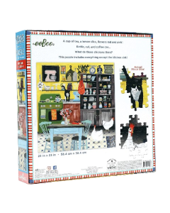 Puzzle Kitchen Chickens (1000p Square)