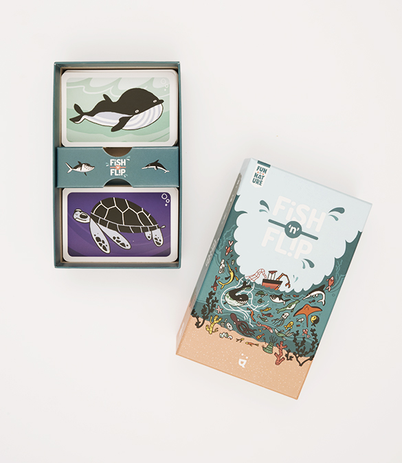 Helvetiq Fish'n FLIPS- - Card Game