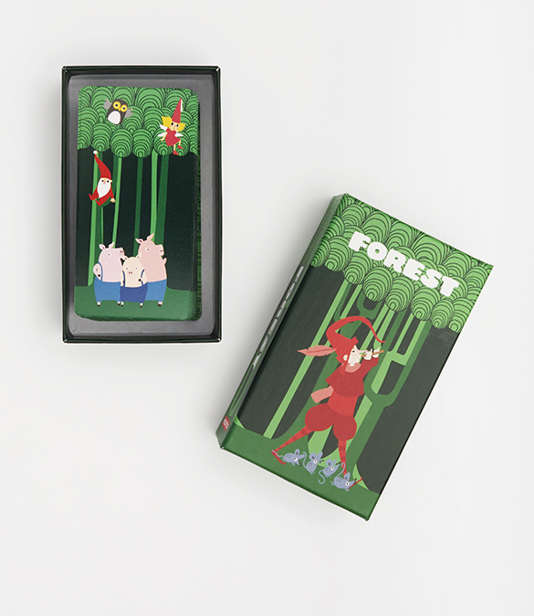 Helvetiq FOREST Card Game Multicolour 