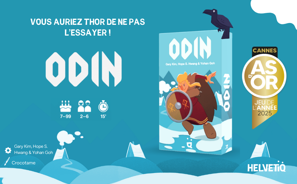 Odin, As d'or - Jeu de l'année 2025